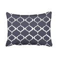 thumbnail image 1 of WinHome Navy Blue Geometric Ikat Tribal Print Pattern Blue And White Abstract Stripe Polyester 20 x 30 Inch Rectangle Throw Pillow Covers With Hidden Zipper Home Sofa Cushion Decorative Pillowcases, 1 of 1