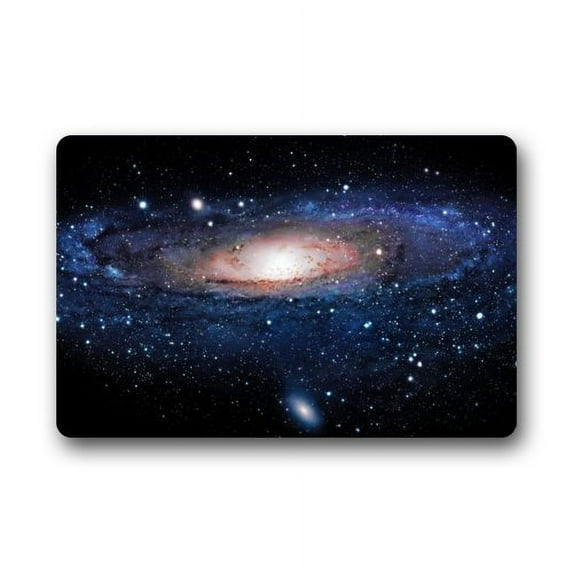 WinHome Nebula Galaxy Space Universe Painting Doormat Floor Mats Rugs Outdoors/Indoor Doormat Size 23.6x15.7 inches