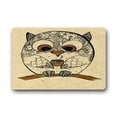 thumbnail image 1 of WinHome Owl Coffee Skin Doormat Floor Mats Rugs Outdoors/Indoor Doormat Size 23.6x15.7 inches, 1 of 1