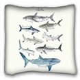 thumbnail image 1 of WinHome Partner Custom Sharks Throw Pillow Case Cases Cover Cushion Covers Sofa Size 18x18 Inches Two Side, 1 of 1