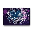 thumbnail image 1 of WinHome Peacock Feather Abstract Art Doormat Floor Mats Rugs Outdoors/Indoor Doormat Size 30x18 inches, 1 of 1