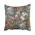 thumbnail image 1 of WinHome Popular Lovely Floral Watercolor Polyester 18 x 18 Inch Square Throw Pillow Covers With Hidden Zipper Home Sofa Cushion Decorative Pillowcases, 1 of 1