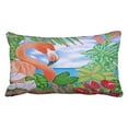 thumbnail image 1 of WinHome Popular ModernTropical Flamingo Polyester 20 x 30 Inch Rectangle Throw Pillow Covers With Hidden Zipper Home Sofa Cushion Decorative Pillowcases, 1 of 1
