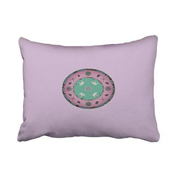 WinHome Popular Pineapple Watercolor Polyester 20 x 30 Inch Rectangle Throw Pillow Covers With Hidden Zipper Home Sofa Cushion Decorative Pillowcases