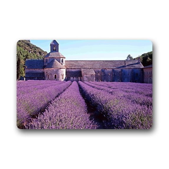 WinHome Provence Lavender Doormat Floor Mats Rugs Outdoors/Indoor Doormat Size 23.6x15.7 inches
