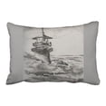 thumbnail image 1 of WinHome Rectangl Throw Pillow Covers Vintage Portland Maine Lighthouse Pillowcases Polyester 20 x 30 Inch With Hidden Zipper Home Sofa Cushion Decorative Pillowcase, 1 of 1