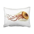thumbnail image 1 of WinHome Rectangle Throw Pillow Covers Popular Jellyfish Nautical Beach Decorative Pillowcases Polyester 20 x 30 Inch With Hidden Zipper Home Sofa Cushion Decorative Pillowcase, 1 of 1