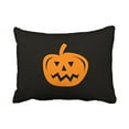 thumbnail image 1 of WinHome Retro Black And Orange Halloween Simple Pumpkin Pattern Polyester 20 x 30 Inch Rectangle Throw Pillow Covers With Hidden Zipper Home Sofa Cushion Decorative Pillowcases, 1 of 1