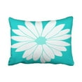 thumbnail image 1 of WinHome Retro Turquoise Daisy American Mojo Mint Green Lovely Girly Chic Pretty Polyester 20 x 30 Inch Rectangle Throw Pillow Covers With Hidden Zipper Home Sofa Cushion Decorative Pillowcases, 1 of 1