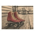 thumbnail image 1 of WinHome Roller Skates Pair Doormat Floor Mats Rugs Outdoors/Indoor Doormat Size 23.6x15.7 inches, 1 of 1