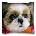 thumbnail image 1 of WinHome Shih Tzu Animal Zippered Throw Pillow Case Cases Cover Cushion Covers By Honest Kind Sofa Size 20x20 Inches Two Side, 1 of 1