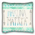 thumbnail image 1 of WinHome Simple Design Cheap Pillowcase Matata Mint Green Stripe Throw Pillow Size 20x20 inches Two Side Print, 1 of 1