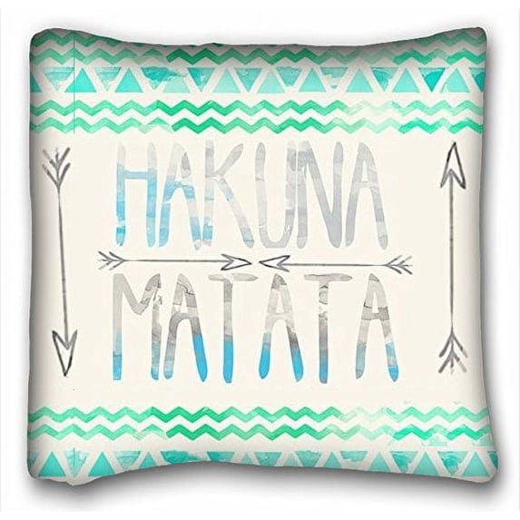 WinHome Simple Design Cheap Pillowcase Matata Mint Green Stripe Throw Pillow Size 20x20 inches Two Side Print