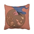 thumbnail image 1 of WinHome Sketch Pattern Halloween Witch Throw Pillow Covers Cushion Cover Case 18x18 Inches Pillowcases Two Side, 1 of 1