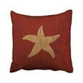 thumbnail image 1 of WinHome Square Throw Pillow Covers Nautical Starfish In Rustic Red And Reverse Pillowcases Polyester 18 X 18 Inch With Hidden Zipper Home Sofa Cushion Decorative Pillowcase, 1 of 1