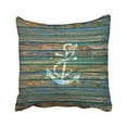 thumbnail image 1 of WinHome Square Throw Pillow Covers Retro Cool Anchor Green Blue Rustic Wood Photo Print Pillowcases Polyester 18 X 18 Inch With Hidden Zipper Home Sofa Cushion Decorative Pillowcase, 1 of 1