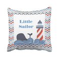 thumbnail image 1 of WinHome Square Throw Pillow Covers Retro Nautical Boys Personalized Customizable Pillowcases Polyester 18 X 18 Inch With Hidden Zipper Home Sofa Cushion Decorative Pillowcase, 1 of 1