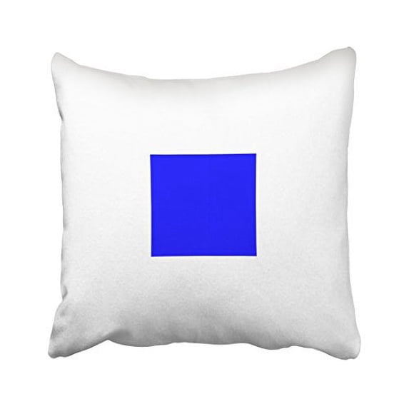 WinHome Square Throw Pillow Covers Retro Nautical Flag Signal Letter Colorful Pillowcases Polyester 18 X 18 Inch With Hidden Zipper Home Sofa Cushion Decorative Pillowcase
