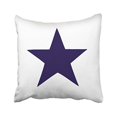 thumbnail image 1 of WinHome Square Throw Pillow Covers Retro Navy Blue Nautical Star On White Background Pillowcases Polyester 18 X 18 Inch With Hidden Zipper Home Sofa Cushion Decorative Pillowcase, 1 of 1
