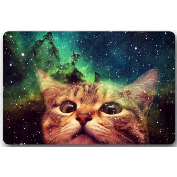 WinHome Star Galaxy Outer Space Cool Cat Doormat Floor Mats Rugs Outdoors/Indoor Doormat Size 23.6x15.7 inches