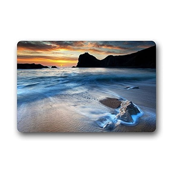 WinHome Sunrise and Sunset Scenery Doormat Floor Mats Rugs Outdoors/Indoor Doormat Size 23.6x15.7 inches