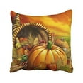 thumbnail image 1 of WinHome Thanksgiving Harvest Pumpkin Fruit And Crop Decorative Pillow Cover With Hidden Zipper Decor Cushion Two Sides 18x18 inches, 1 of 1