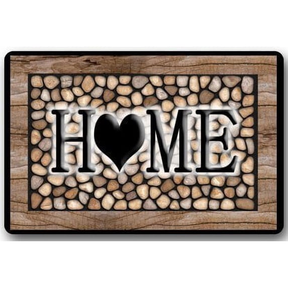 WinHome The lion and the rabbit Doormat Floor Mats Rugs Outdoors/Indoor Doormat Size 23.6x15.7 inches