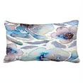 thumbnail image 1 of WinHome Tribal Popular Boho Blue And Blush Modern Floral Watercolors Polyester 20 x 30 Inch Rectangle Throw Pillow Covers With Hidden Zipper Home Sofa Cushion Decorative Pillowcases, 1 of 1