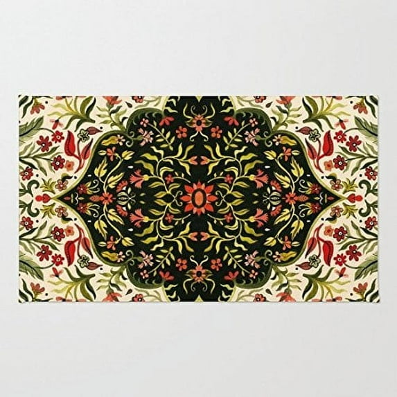 WinHome Turkish Rubber Doormat Floor Mats Rugs Outdoors/Indoor Doormat Size 23.6x15.7 inches