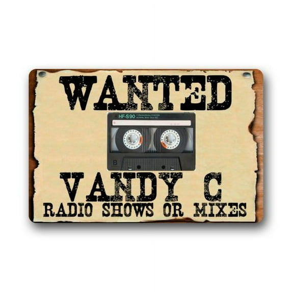 WinHome Vintage Cassette Tape Doormat Floor Mats Rugs Outdoors/Indoor Doormat Size 23.6x15.7 inches