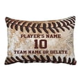 thumbnail image 1 of WinHome Vintage Chic Personalized Senior Baseball Can Customized For Gift Polyester 20 x 30 Inch Rectangle Throw Pillow Covers With Hidden Zipper Home Sofa Cushion Decorative Pillowcases, 1 of 1
