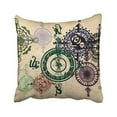 thumbnail image 1 of WinHome Vintage Colorful Compass Patterns Design Decorative Pillowcases With Hidden Zipper Decor Cushion Covers Two Sides 20x20 inches, 1 of 1