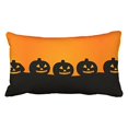 thumbnail image 1 of WinHome Vintage Fashion Happy Halloween Pumpkin Lanterns Simple Pattern Polyester 20 x 30 Inch Rectangle Throw Pillow Covers With Hidden Zipper Home Sofa Cushion Decorative Pillowcases, 1 of 1