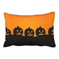 thumbnail image 1 of WinHome Vintage Fashion Happy Halloween Pumpkin Lanterns Simple Pattern Polyester 20 x 30 Inch Rectangle Throw Pillow Covers With Hidden Zipper Home Sofa Cushion Decorative Pillowcases, 1 of 1