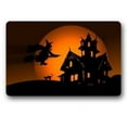 thumbnail image 1 of WinHome Welcome Halloween Witch Flying in the Sky Doormat Floor Mats Rugs Outdoors/Indoor Doormat Size 23.6x15.7 inches, 1 of 1