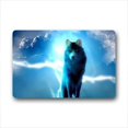 thumbnail image 1 of WinHome Wolf Galaxy Doormat Floor Mats Rugs Outdoors/Indoor Doormat Size 23.6x15.7 inches, 1 of 1