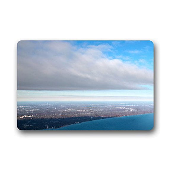 WinHome clouds Pattern Doormat Floor Mats Rugs Outdoors/Indoor Doormat Size 30x18 inches