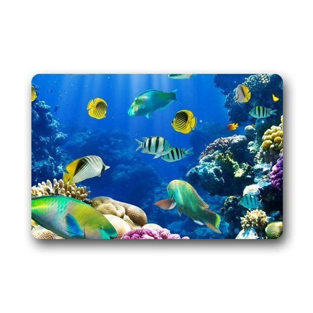 WinHome fish tank Doormat Floor Mats Rugs Outdoors/Indoor Doormat Size
