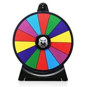 WinSpin 12" Prize Wheel 14 Slots Spinning Game Tabletop Fortune Game for Party Eagle