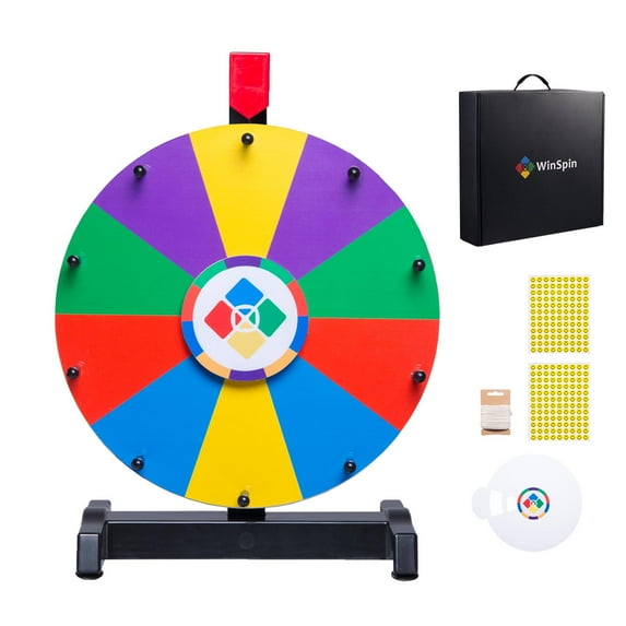 WinSpin 12" Spinning Wheel Math Game Kids Teaching Aid Elementary School Home