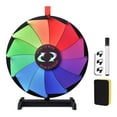 thumbnail image 1 of WinSpin 18" Tabletop Color Prize Wheel 12 Slots Editable Fortune Spinning Wheel for Tradeshow Carnival Game Wheel, Pinwheel Series, 1 of 9