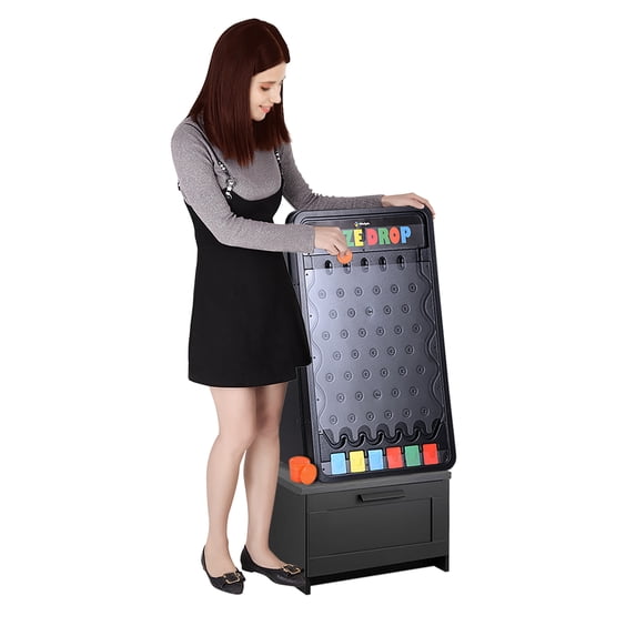 WinSpin 30x19" Medium Prize Drop Board Game Customizable Logo Area Slots 10 Pucks Carnival Tradeshow Party