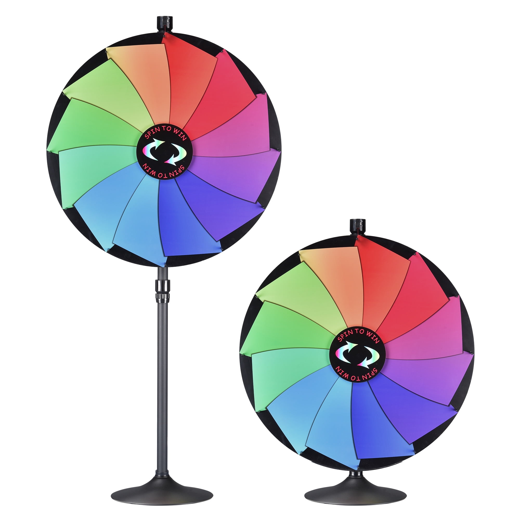 WinSpin Prize Wheel w/ Floor Stand Spinning Wheel 24