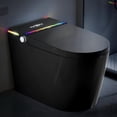 thumbnail image 1 of WinZo Smart toilet with bidet built in,Tankless Toilet Auto Open/Close Lid with Dryer, ADA Comfort Height Heat Seat, Instant Warm Water, Power Outage and Flush,Foot Sensor, LED Display, 1.28GPF Black, 1 of 8
