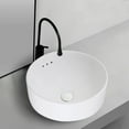 WinZo WZ6123D Dropin Bathroom Vessel Sink Rectangular Semirecessed