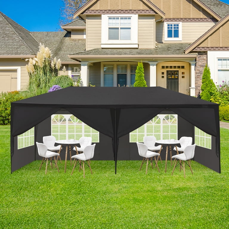 Osparple 10x20 FT Pop Up Canopy Tent – Heavy Duty Waterproof Party Tent With 6 Removable Sidewalls | Outdoor Wedding, Backyard, Event Canopy