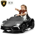 thumbnail image 1 of Winado 12V Ride on Car, Licensed Lamborghini Revuelto Electric Car with Remote Control, Music, LED Lights, Ride on Toys for Kids Ages 3-6 Boy Girls Gift, Black, 1 of 7