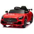 thumbnail image 1 of Winado 12V Kids Ride On Car for Toddlers, Licensed Mercedes Benz AMG GTR, Powered Electric Vehicle with 2.4G Remote Control, Red, 1 of 10