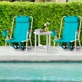 thumbnail image 1 of Winado 2 PCS Beach Chair  Backpack Outdoor Folding Recliner Lounge Green, 1 of 8