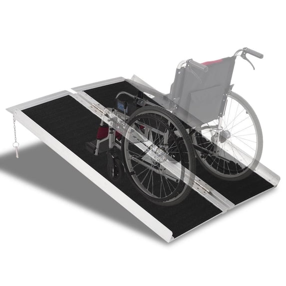 Winado 3ft Wheelchair Ramp, 600 lb Capacity, for Steps, Stairs, Doorways, Scooter